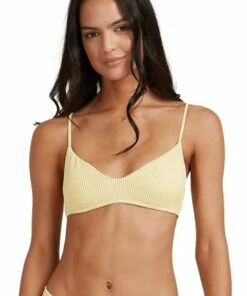 Billabong Summer High V Neck Bralette Banana