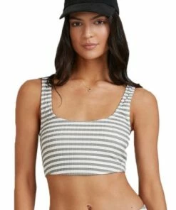 Billabong Sandtrack Crop Tank Olive