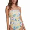 Billabong Tropicool Naomi Bandeau One Piece Yellow