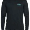 Billabong Mens Shoreline Long Sleeve Suntop Black