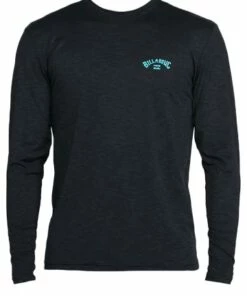 Billabong Mens Shoreline Long Sleeve Suntop Black