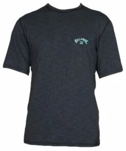 Billabong Mens Shoreline Short Sleeve Suntop Black