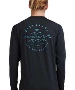 Billabong Mens Wavey Davey Long Sleeve Suntop Black -Cheap Swimweargalore Store bil9713010.001 billabong mens wavey davey long sleeve suntop3 1