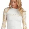 Billabong Peeking Palms Rashie White