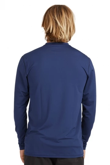 Billabong Mens Single Arch Rashie Navy 4 Billabong Mens Single Arch Rashie Navy - Image 4