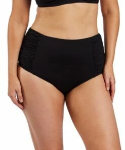 Sea Level Plains Gathered High Waisted Pant Black