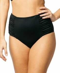 Sea Level Plains Gathered High Waisted Pant Black -Cheap Swimweargalore Store boent4140p plains gathered highwaisted pant 1.1499901611 1 3