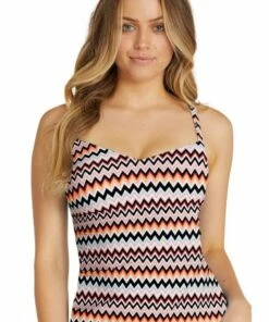 Baku Palermo D/E Cup Underwire Tankini Separate Black