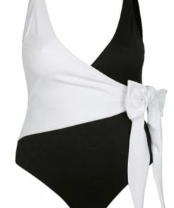 Capriosca Acapulco Waist Tie Wrap One Piece Black -Cheap Swimweargalore Store capca3500.001 capriosca acapulco waist tie wrap one piece4