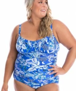 Capriosca Hawaii Blue DD/E Cup One Piece Cobalt