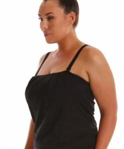 Capriosca Classique Flounce Tankini Separate Black 7 Capriosca Classique Flounce Tankini Separate Black -Cheap Swimweargalore Store capcbw9710.001 flouncytankinitop3new 1