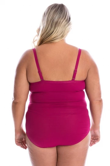 Capriosca Honey Comb F/G Cup One Piece Plum 2 Capriosca Honey Comb F/G Cup One Piece Plum - Image 2