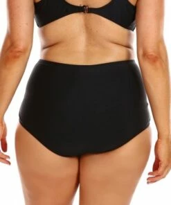 Capriosca High Waisted Pant Navy -Cheap Swimweargalore Store capcp9502a.001 capriosca plain high waisted2pant2 1.1561438711