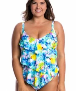 Capriosca Tutti Fruitti Tiered One Piece Multi