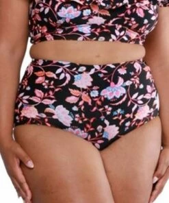 Capriosca Corsica High Waist Pant Black/Pink