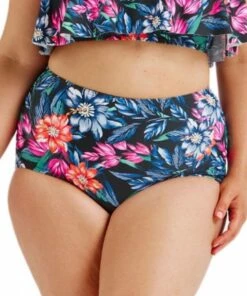 Capriosca Molokai High Waisted Pant Black/Multi