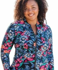 Capriosca Molokai Zip Suntop Black/Multi