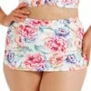 Capriosca Positano White Retro Skirted Pant White/Pink