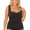 Capriosca Classique Retro One Piece Black