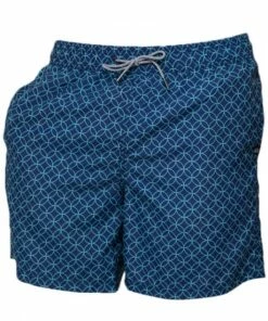 Coast Mens Circle Geo Boardshort+ Navy/Blue