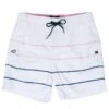 Coast Mens Parallel Boardshort White