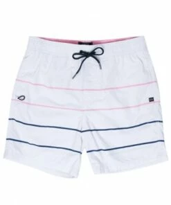 Coast Mens Parallel Boardshort White