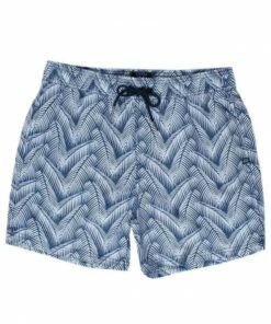 Coast Mens Leafy Coast Boardshort Navy/White