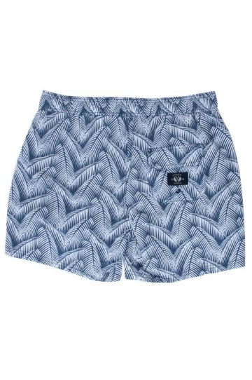 Coast Mens Leafy Coast Boardshort Navy/White 2 Coast Mens Leafy Coast Boardshort Navy/White - Image 2
