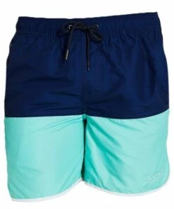 Coast Mens Byron Bay Splice Boardshort Navy/Green