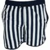 Coast Mens Hamilton Island Stripe Boardshort Navy/White