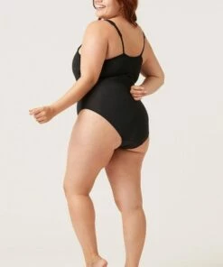 Modibodi Period Proof Double Strap One Piece Black -Cheap Swimweargalore Store double strap one piece 3