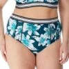 Elomi Island Lily High Leg Brief Petrol