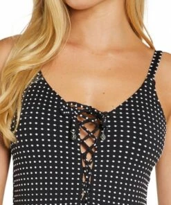 Baku Spotacular Lace Up Plunge One Piece Black 5 Baku Spotacular Lace Up Plunge One Piece Black -Cheap Swimweargalore Store emptyname 108