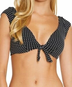 Baku Spotacular B/C Cup Cap Sleeve Bra Black -Cheap Swimweargalore Store emptyname 84