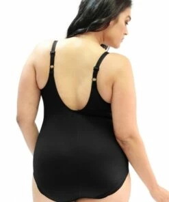 Fantasie Versailles F Cup Twist Front One Piece Black -Cheap Swimweargalore Store fan5754f versailles fcup twist op 3