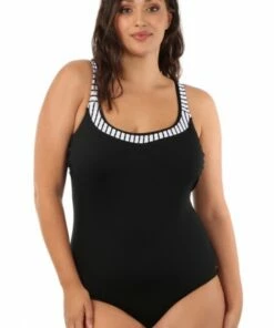 Fantasie San Remo Scoop Back One Piece Ink -Cheap Swimweargalore Store fan6508g.001 san remo g cup scoop back one piece front