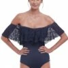 Fantasie Marseille F Cup Off Shoulder One Piece Midnight
