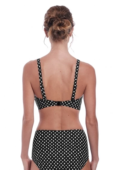 Fantasie Santa Monica F Cup Plunge Bra Black/White 2 Fantasie Santa Monica F Cup Plunge Bra Black/White - Image 2