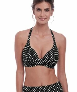 Fantasie Santa Monica F Cup Plunge Bra Black/White 6 Fantasie Santa Monica F Cup Plunge Bra Black/White -Cheap Swimweargalore Store fan6722f fantasie santa monica f cup plunge bra2