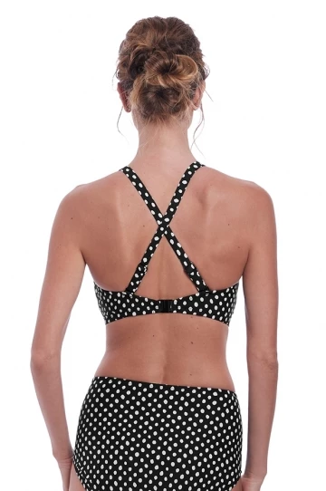 Fantasie Santa Monica F Cup Plunge Bra Black/White 4 Fantasie Santa Monica F Cup Plunge Bra Black/White - Image 4