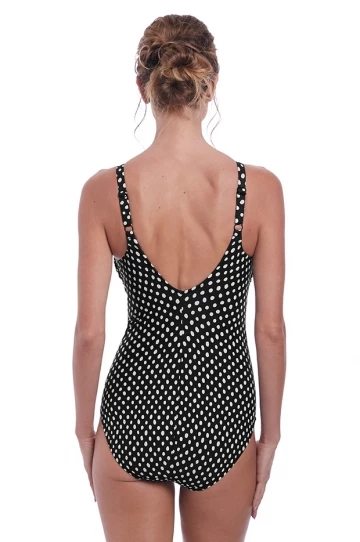 Fantasie Santa Monica F Cup Twist Front One Piece Black/White 2 Fantasie Santa Monica F Cup Twist Front One Piece Black/White - Image 2