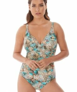 Fantasie Manila F Cup Plunge One Piece Aqua