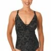 Femme De La Mer Lovely Lace Rebecca DD/E Cup One Piece Black