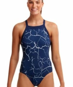 Funkita Silver Lining Sky Hi One Piece Navy