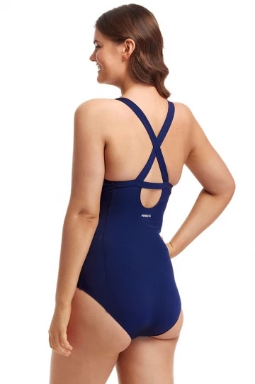 Funkita Palm Pilot Brace Me Back One Piece Blue/Navy 2 Funkita Palm Pilot Brace Me Back One Piece Blue/Navy - Image 2