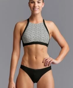 Funkita Speckled Hi Light Swim Top White/Black 7 Funkita Speckled Hi Light Swim Top White/Black -Cheap Swimweargalore Store fnk018l71333.933 funkita speckled hi light swim top 3