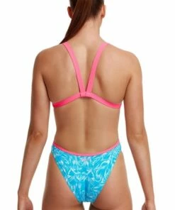 Funkita Mystic Monster Brace Free One Piece Blue/Pink -Cheap Swimweargalore Store fnk020l02656 funkita mystic monster brace free one piece 2