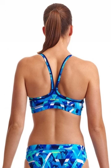Funkita Bashed Blue Sports Top Blue 2 Funkita Bashed Blue Sports Top Blue - Image 2