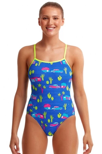 Funkita Cadi Shack Eco Single Strap One Piece Cobalt 1 Funkita Cadi Shack Eco Single Strap One Piece Cobalt