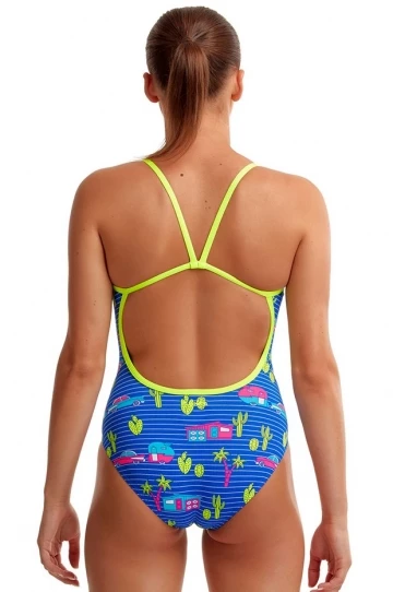 Funkita Cadi Shack Eco Single Strap One Piece Cobalt 2 Funkita Cadi Shack Eco Single Strap One Piece Cobalt - Image 2